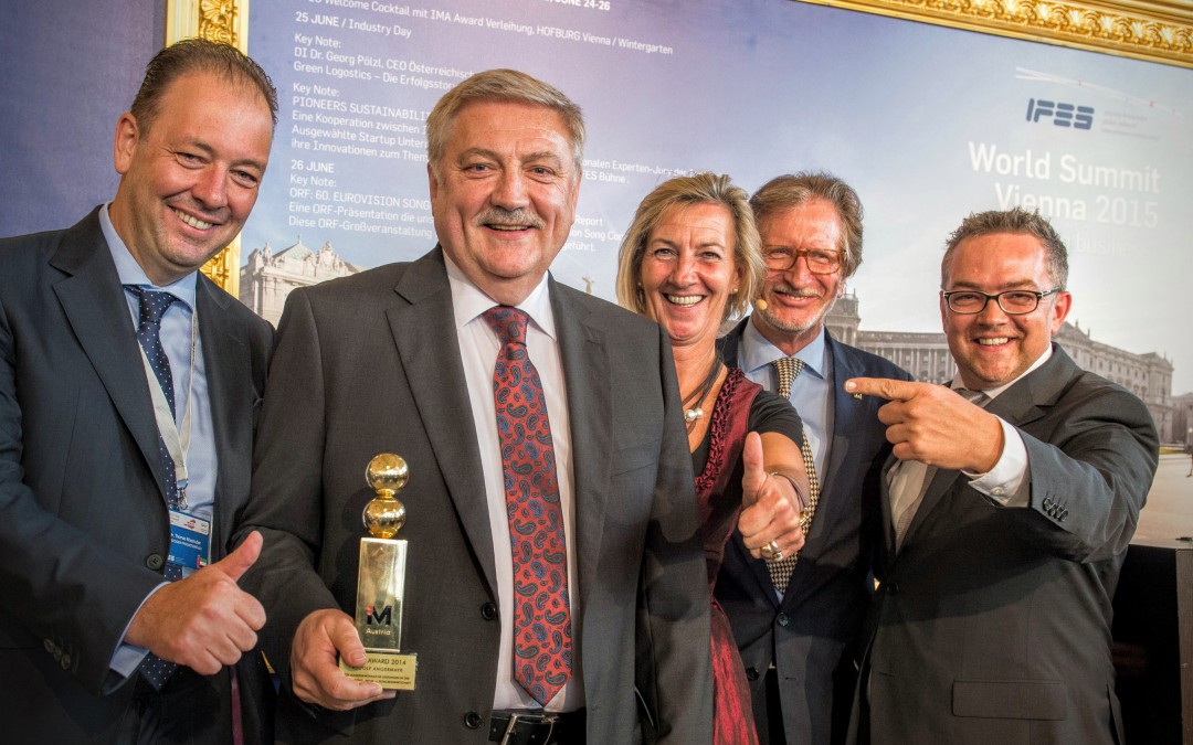 I.M. Austria Award für Rudolf Angermayr und Auftakt zum IFES World Summit 2015