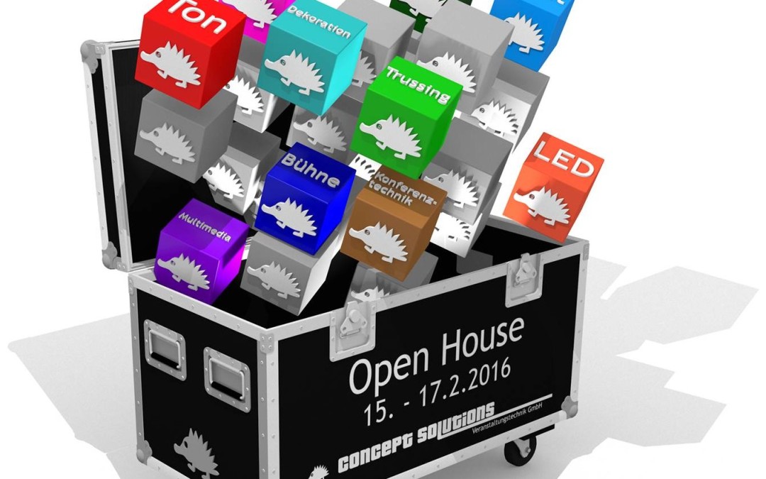 Inspirierend: Open House bei Concept Solutions Veranstaltungstechnik GmbH