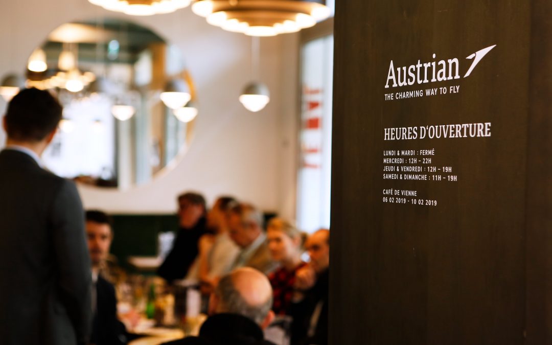 Austrian Airlines bringt Wiener Kaffee nach Paris: Stargate Group setzt Brand-Awareness-Kampagne für Fluglinie nun auch in Frankreich um