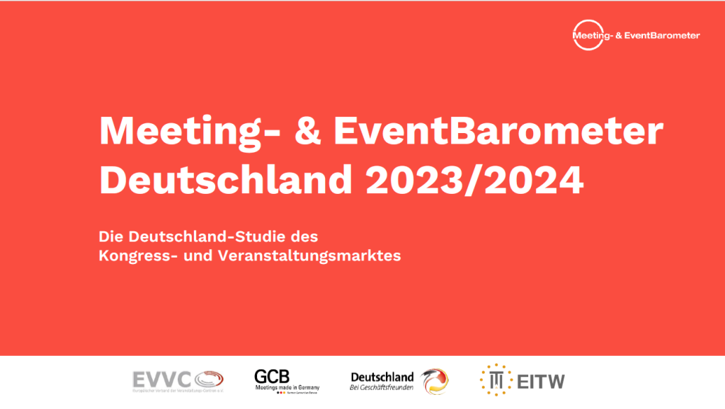 Meeting- & EventBarometers 2023/24: Aufwärtstrend im deutschen Veranstaltungsmarkt hält an